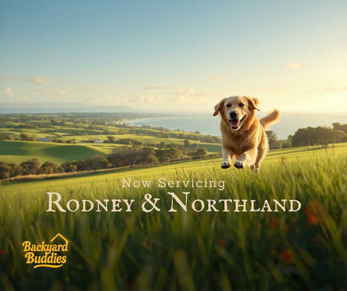 Dog Waste Removal Now Available in Rodney & Northland — From Puhoi to Mangawhai